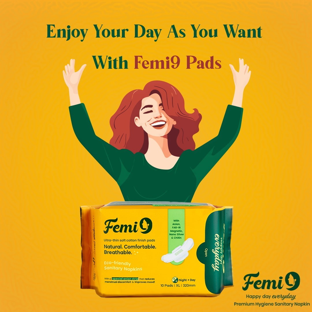 Femi9 Eco Friendly Sanitary Napkins 